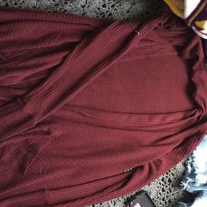 Cardigan Maroon